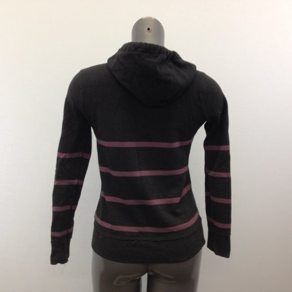 Hurley Hooded Sweatshirt Women's Small Gray Pink - Picture 3 of 5